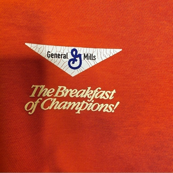 Jordan Flight MVP Wheaties Fleece Hoodie Orange Rush Nwt Men Size XS - Picture 10 of 14